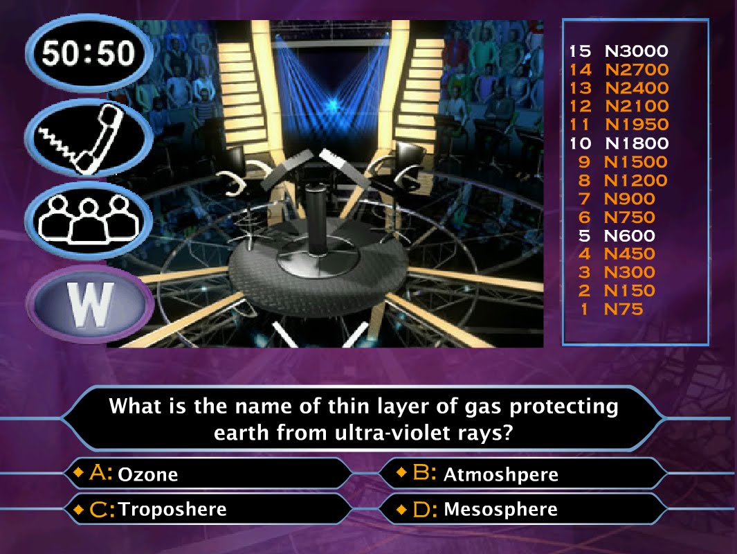 free who wants to be a millionaire game online games